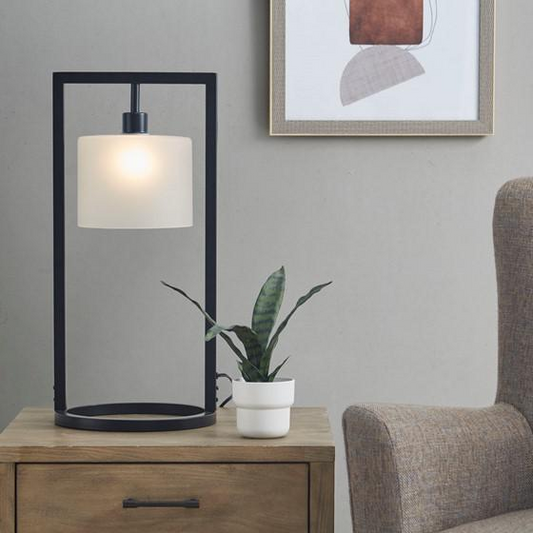 INK+IVY Kittery Table Lamp - Industrial Style Lighting for Your Living Room