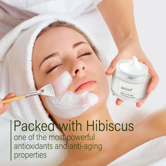 Collagen Facial Mask with Hibiscus - Rejuvenate and Revitalize Your Skin